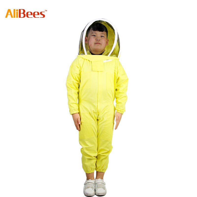 Combinaison Anti-abeille pour enfants, outil apiculteur, voile en tissu de , tissu respirant pour enfants