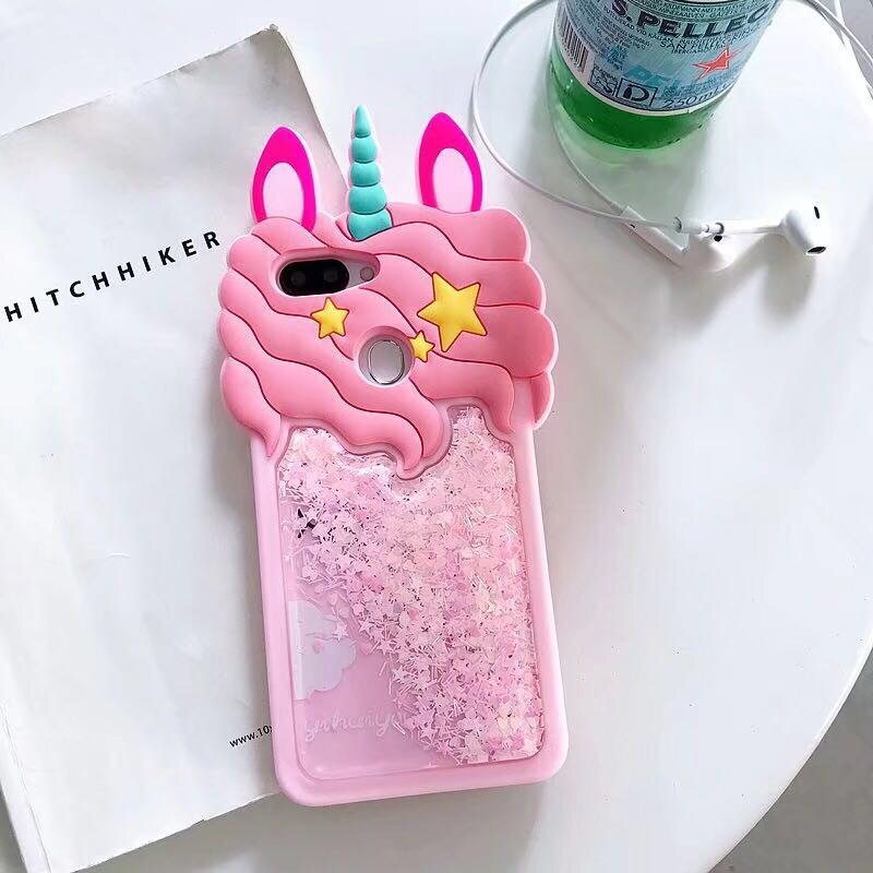 3D Cartoon Pink Quicksand Unicorn Silicone Case For Samsung Galaxy A50 A10 A20 A30 A40 M20 S8 S9 S10 Plus J4 J8 A9 A7 Cover: For Samsung S10 Plus