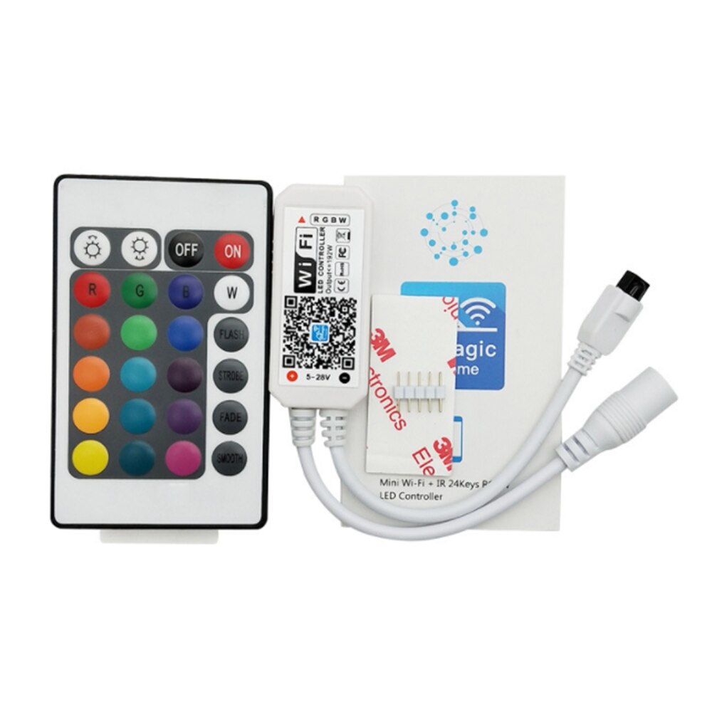 Contrôleur RF Mini Bande LED RGB+CCT + Télécommande