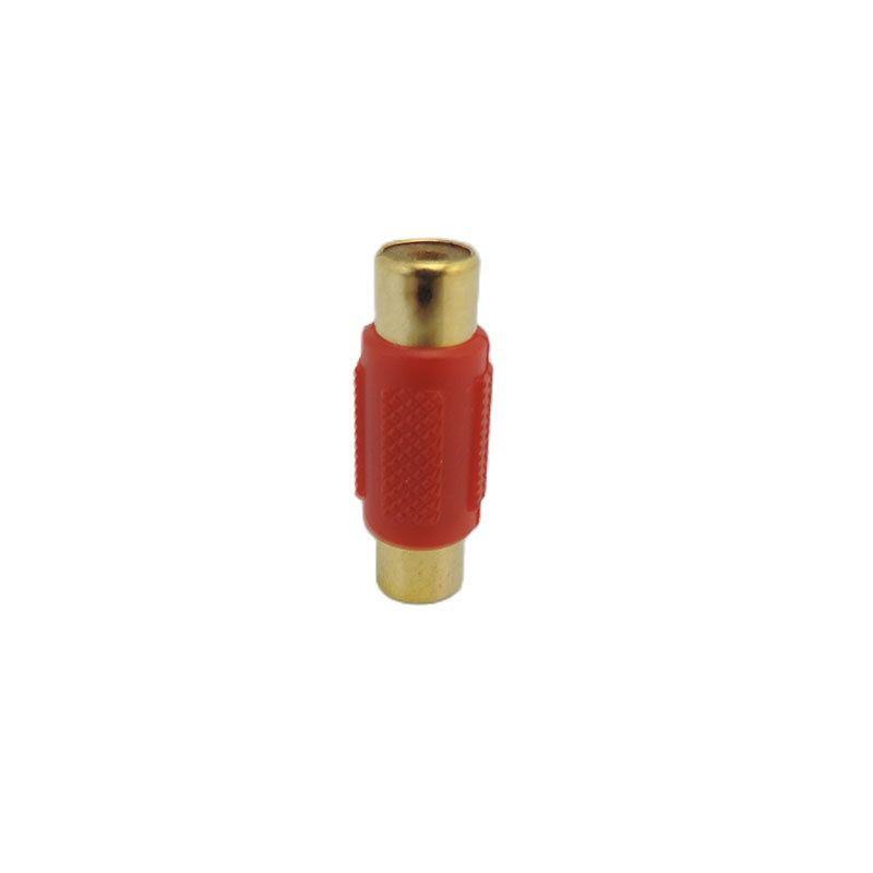 2 stks RCA Man vrouw naar 2rca 3rca man Vrouw RCA Connector Splitter Adapter AV Video Audio T Plug RCA 2 3 manier rechts angel a1