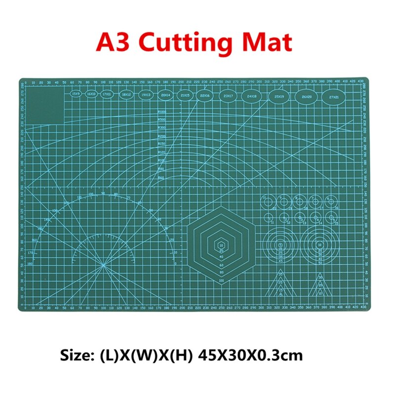 A1-4 PVC Self Healing Rotary Cutting Mat Double-Sided Quilting Grid Lines Printed Board DIY Patchwork Craft Tools Cutting Board