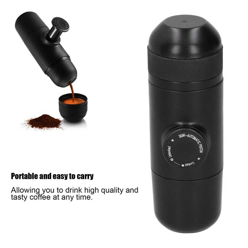 Draagbare Mini Koffiezetapparaat Hand Pers Koffie Machine Voor Home Office Travel Camping