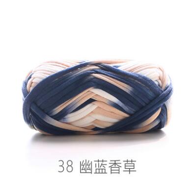 ZHUTOUSAN tissu laine épais fil pour tricoter grand Crochet tapis tapis bricolage sac de rangement sac à main tissu T Shirt fantaisie fil 32m: 38