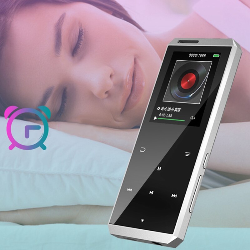 -Music Player Zinc Alloy Nondestructive Student Learning Bluetooth Sports MP3 / MP4 Mini Player Press Sn Control