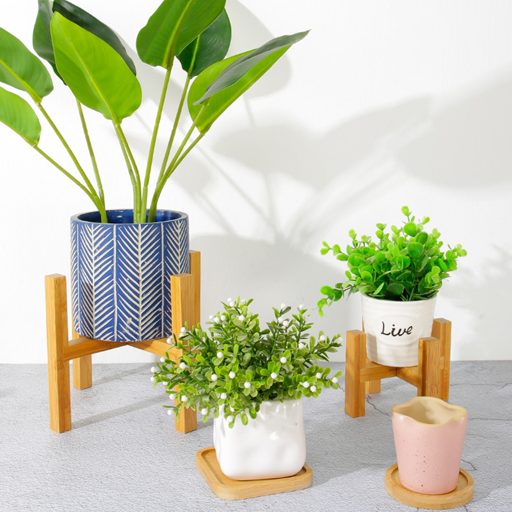 dauerhaft Holz Blumentopf Gestell Starken Freistehende Bonsai Halfter Heimat Garten Innen Anzeige Pflanze Stand Regal