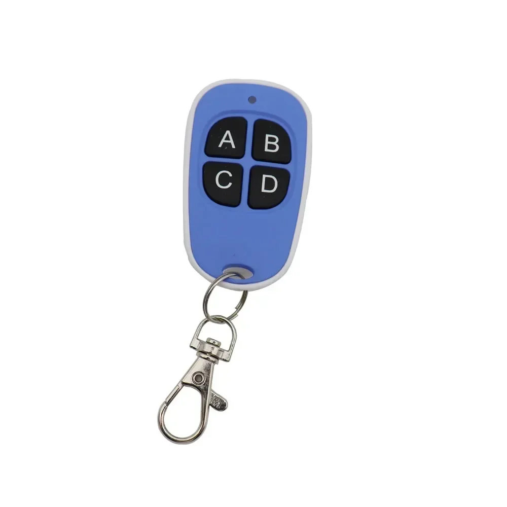 Garagentor-RF-Fernbedienungs-Duplikator, 433 MHz, Code Grabber, Klon, Tor, Schlüsselanhänger, Befehl, Handsender, 4 Tasten, wasserdicht: Blau