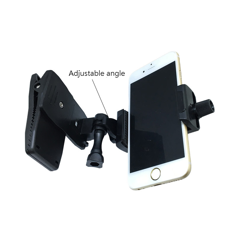 360 Graden Roterende Snelle Klem Mount Clip Quick Release Rugzak Hoed Clip Voor Gopro yi 4 k Iphone Alle 3.5 -6.8 &quot;Mobiele Telefoon houder