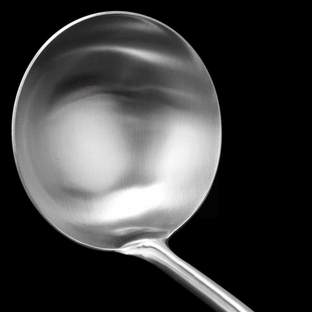 Espátula de cocina, cuchara, cucharón de hierro, herramienta para Wok de acero, Wok, accesorios, utensilios de cocina P0i7