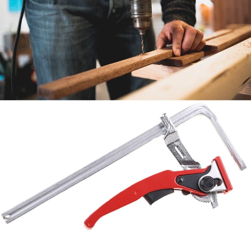 Featured Quick Release Table Clamp Ratcheting Table Clamp 7.9”/6.3” Inch Woodwork Clamp Bench Clamp Carpenter Table Vise