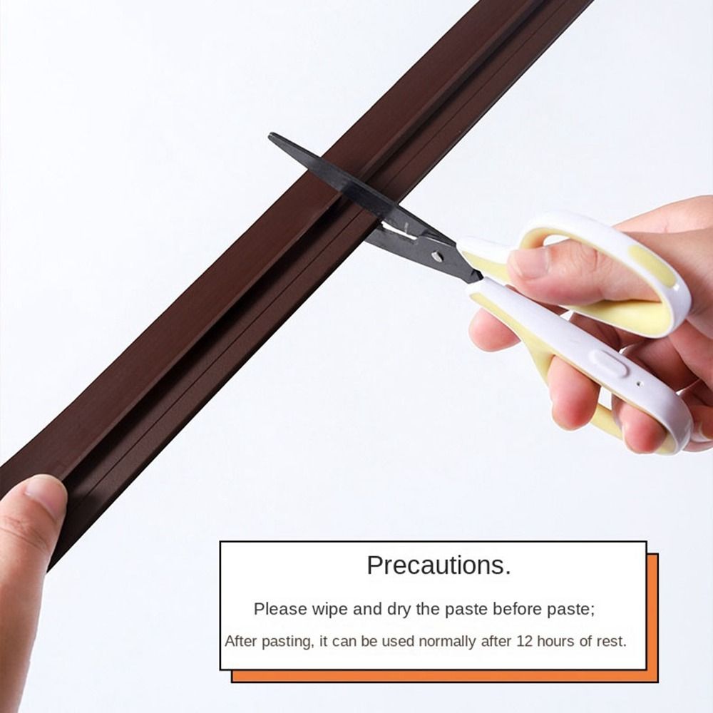 Pvc Deur Bodem Afdichting Strip Zelfklevende Deur Raam Tochtstrip Afdichting Strips Stopper Deur Afdichting Anti-Koude Gap Blokker