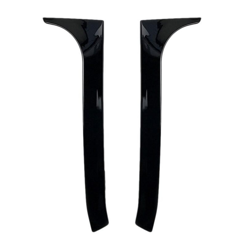 1 Paar Gloss Zwart Achterruit Side Spoiler Stickers Trim Cover Voor V-W Golf 6 MK6 Gti/Gtr/gtd Canards Splitter