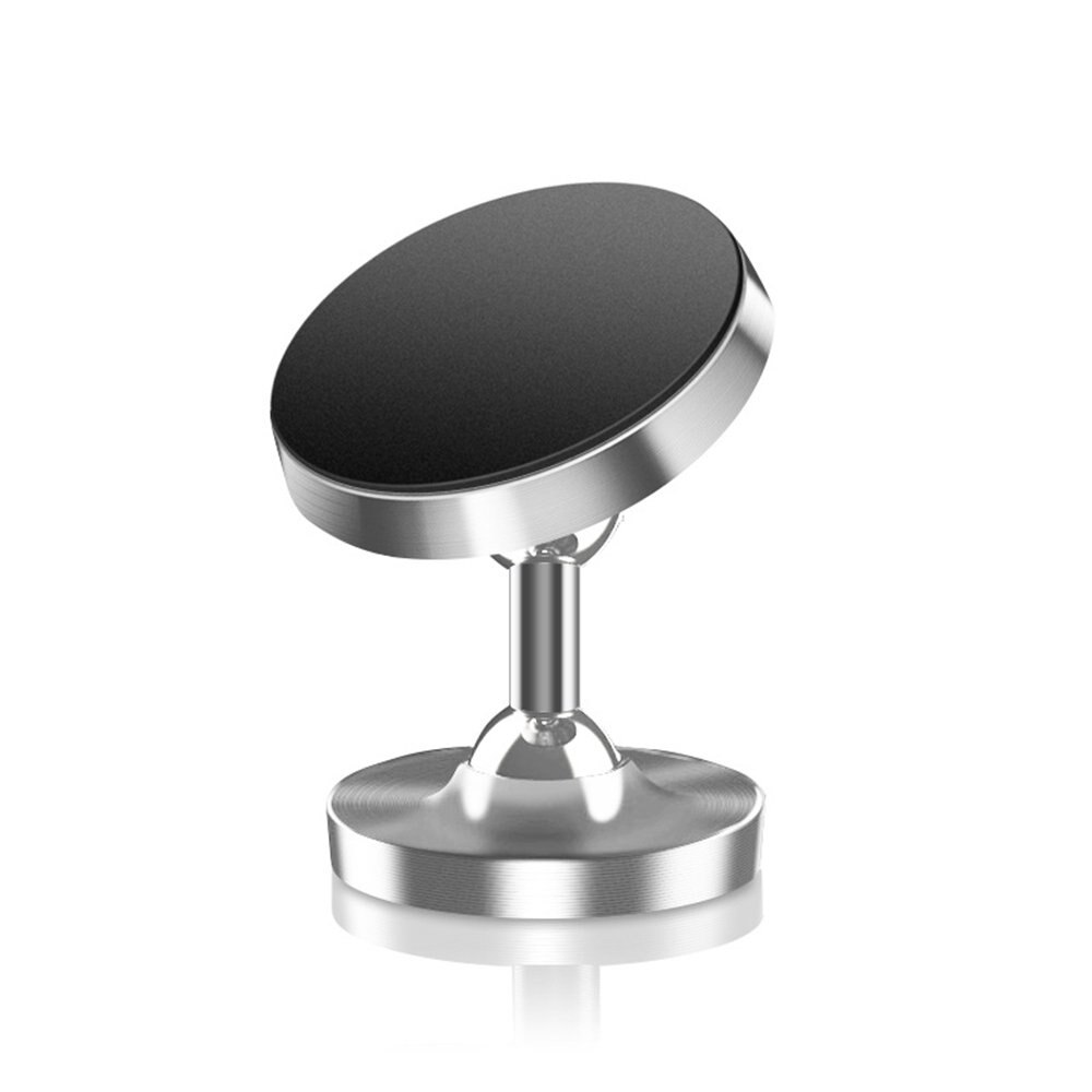 Metal Car Phone Holder Double Ball 360 Degree Rotating Suction Cup Type Magnetic Mobile Phone Holder