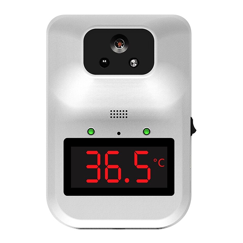 K3- plus wandgemonteerde infraroodthermometer met digitaal display, contactloos - statiefbevestiging