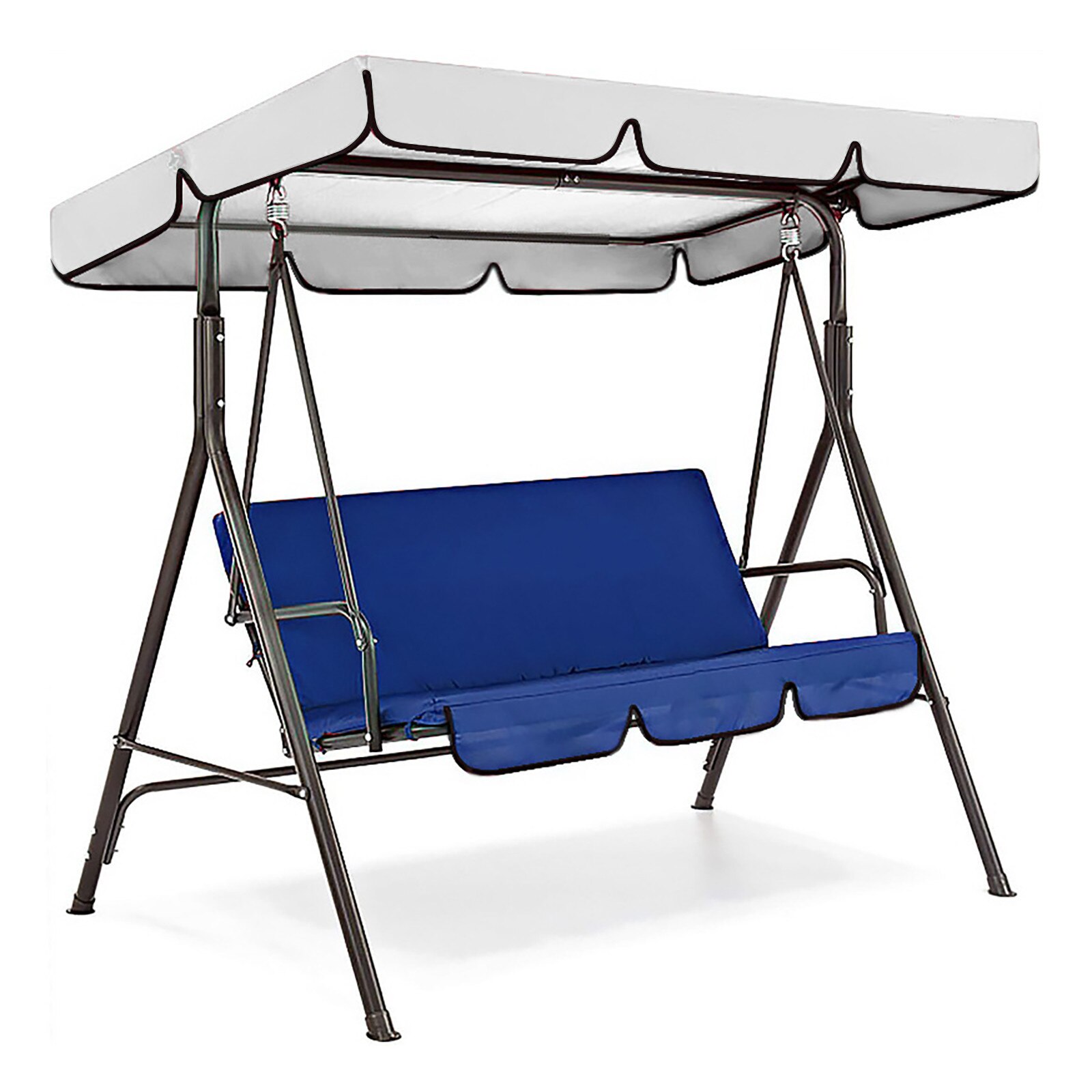 Swing Chair Cover Cushion Garden Patio Seat Replacement Outdoor 3 Seater Hammock Waterproof Dustproof Pads