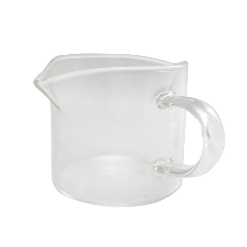 3oz/70ml Double Wall Insulated Espresso Measuring Glass Cup Mugs Shot Glass Milk Frothing Pitcher by Barista Basics with 2 Spout