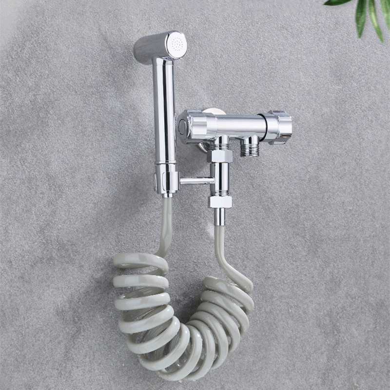 1Pc Kitchen Angle Valve One Into Two Out Double Water Washing Machine Toilet Stop Valve Multi-function Tap Filling Pipe Parts