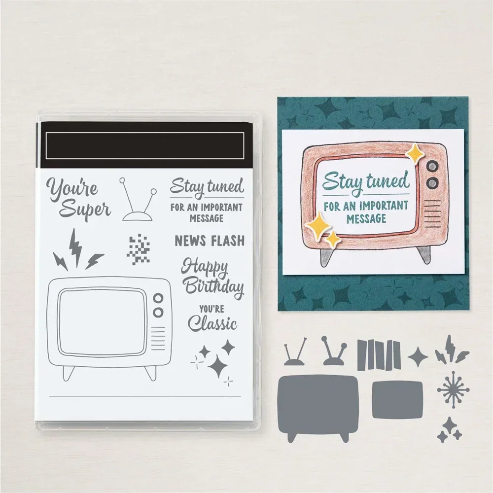 Casita de pájaros campestre, cielo aventuroso inspirador Snapdragons, sellos y troqueles transparentes para manualidades DIY, tarjetas, álbum de fotos, álbum de recortes: Verde claro