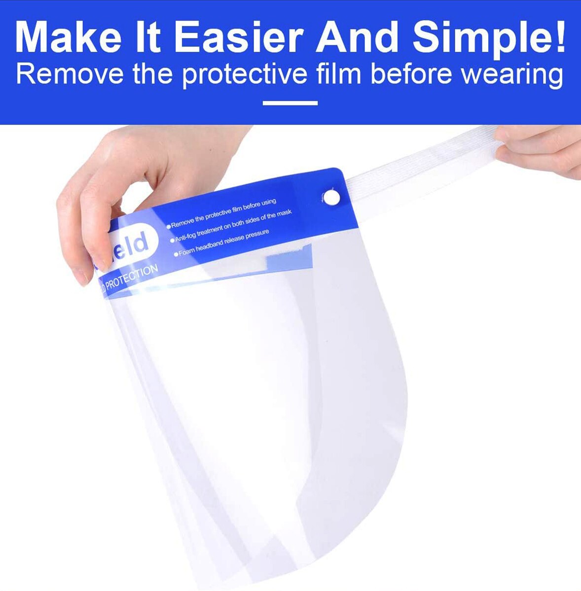 MissyChilli Unisex transparent sun protection hat summer hat transparent visor plastic visor face sun hat female cap