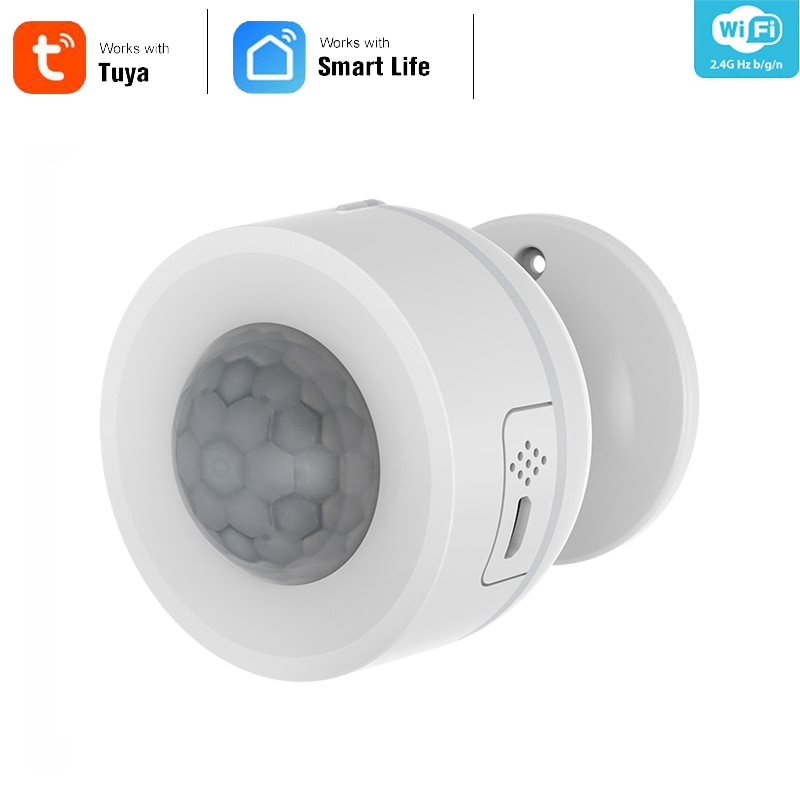 Neo coolcam wifi temperatur og fuktighet innebygd pir bevegelsesdetektor alarm detektor usb eller batterilading tuya smart sensor