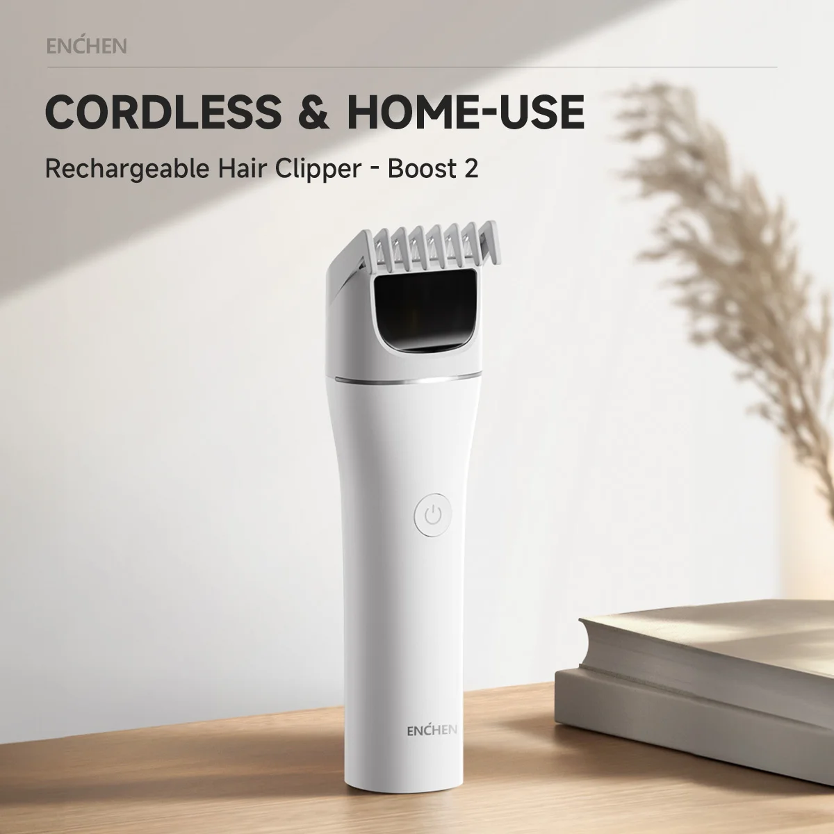ENCHEN Tondeuse À Cheveux Machine De Coupe De Cheveux Tondeuse À Cheveux Professionnelle Rasoir À Barbe Tondeuse À Corps Réglable Sans Fil Pour Hommes Voyage Lock Barber - Boost 2