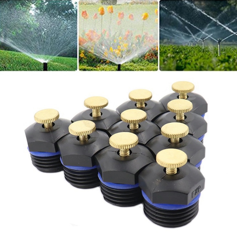 10 Stks/set Graden Pop Up Sprinklers Plastic Lawn Watering Sproeierhoofd Verstelbare Tuin Sproeier