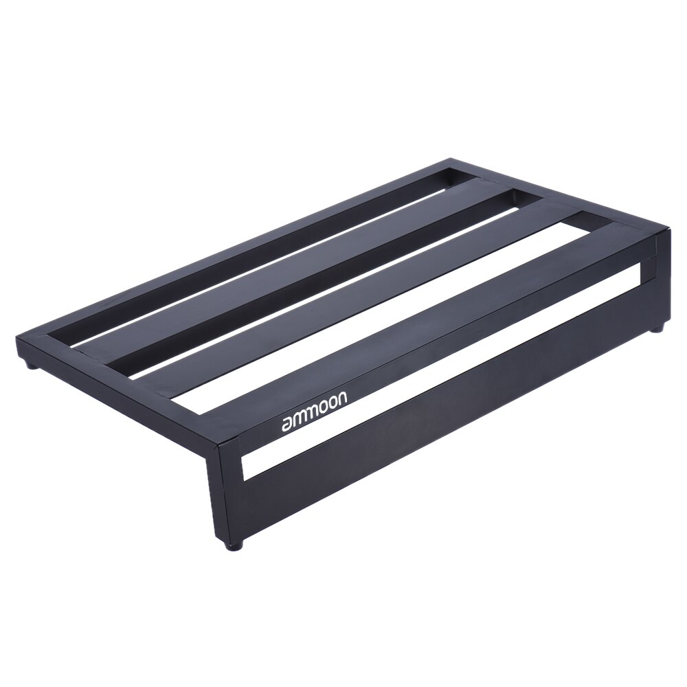 Tablero de Pedal de efecto de guitarra portátil ammoon DB-3, aleación de aluminio pedales con bolsa de transporte, cintas de montaje