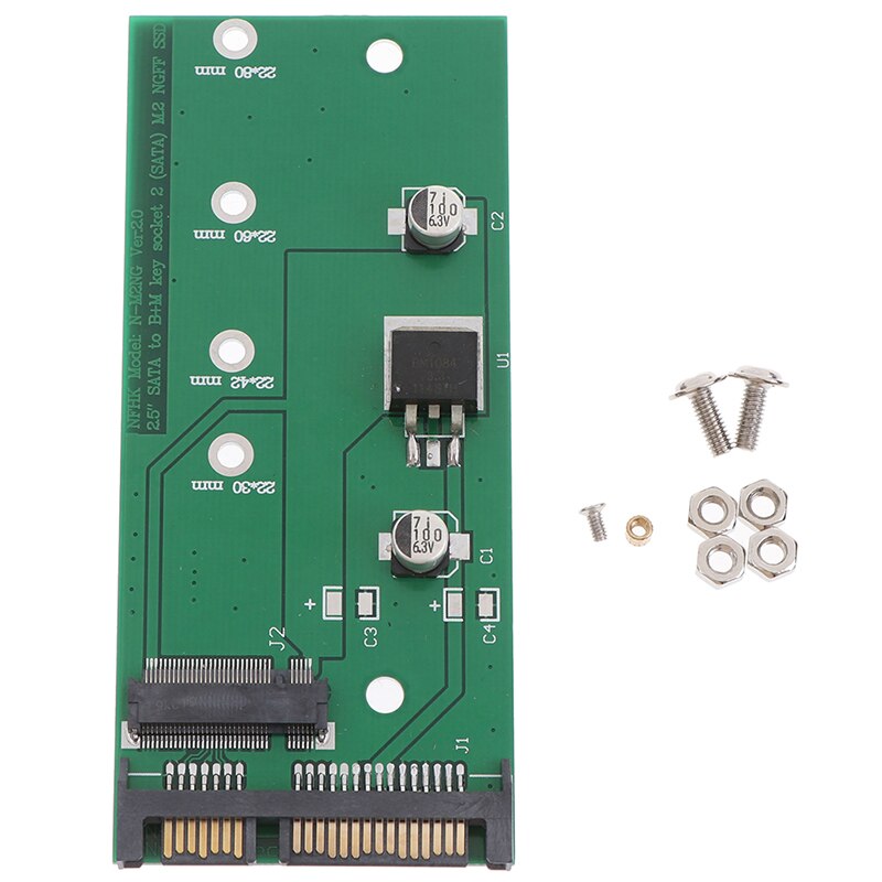 Ngff ( M2 ) ssd à 2.5 pouces sata adaptateur m.2 ngff ssd vers sata3 convertir la carte