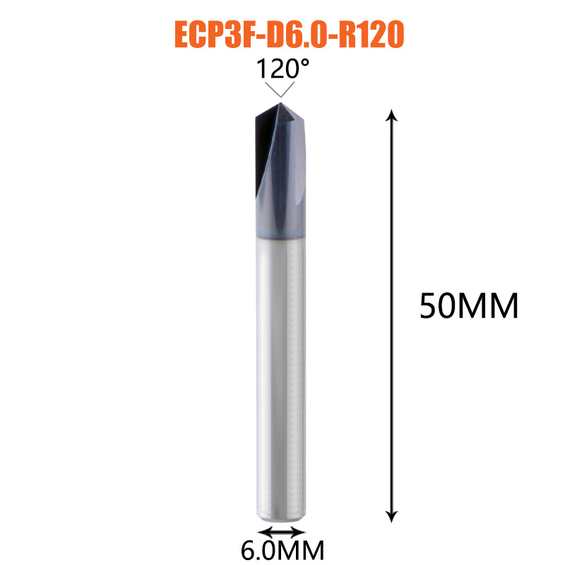 1pc canto arredondamento chanfro fresas 3-12mm rebarbação cnc madeira metal roteador bit chanfradura fresa canto redondo sobre bit: 24 milímetros