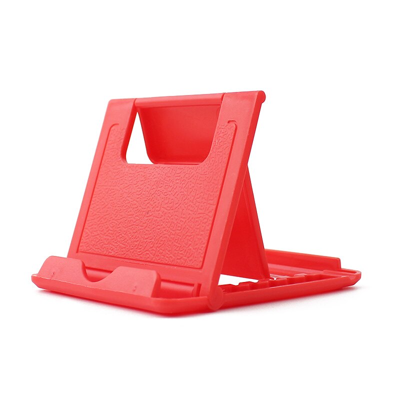 Soporte ajustable para teléfono móvil, soporte plegable de escritorio para iPhone 11, mi 9 Xiaomi, Samsung S10, iPhone 7, 8, X, XS: Red