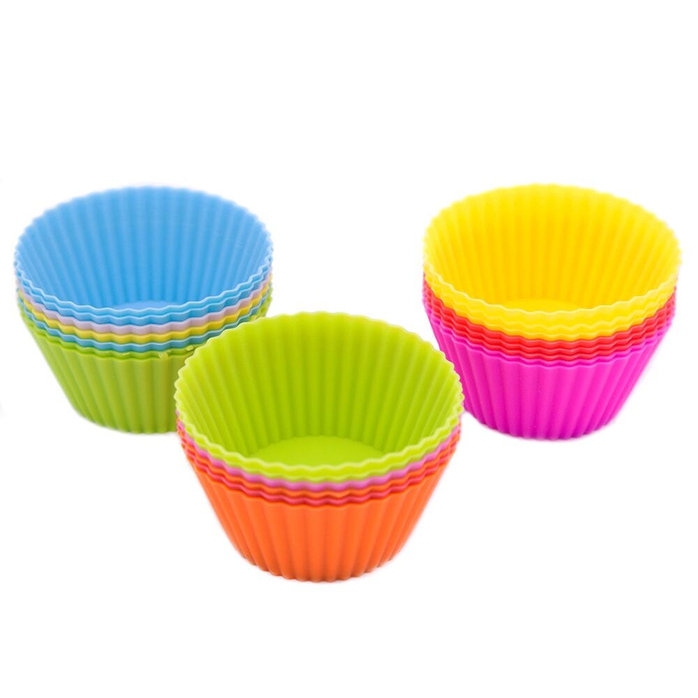 Moldes Magdalenas Silicona Moldes De Silicona Para Resina Epoxi, Mini Pan Flexible Fácil Para Pastel, 12 Cavidades, Molde De Silicona Para Pan, Jabón, Pudín, Galletas Molde Magdalenas Silicona