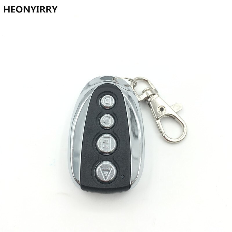 Universal ABCD Key Remote Control 433.92MHZ Remote Cloning 4 Channel Auto Car Garage Door Duplicator Rolling Code For Car newest