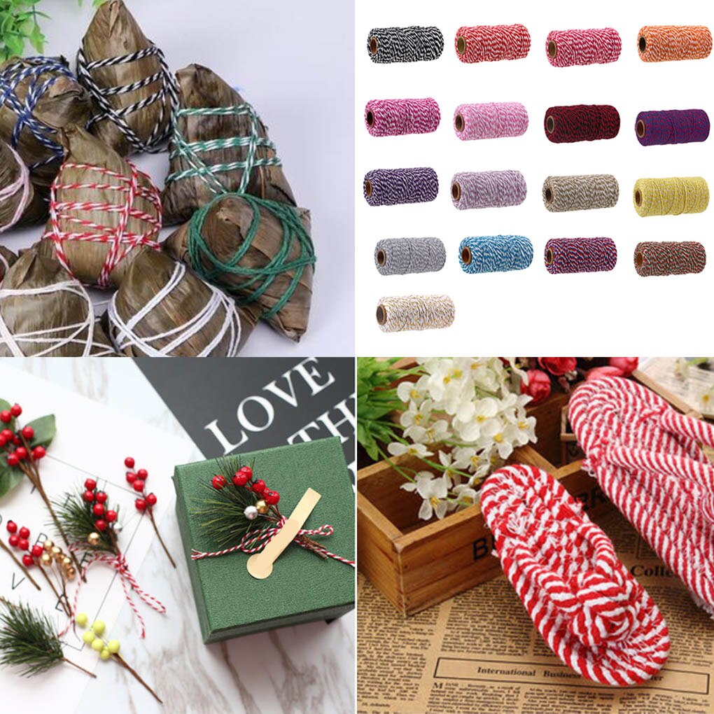 2mm Sewing Thread Sock Clothes Scarf Knitting Weaving Cotton Line Spool 100 Meter Sewing Accessory