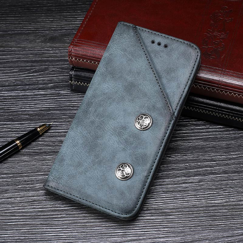 For Xiaomi Redmi 4X 4A 4pro high leather flip magnetic buckle with card slot phone holster protective cover phone case: Xiaomi Redmi 4A / Blue