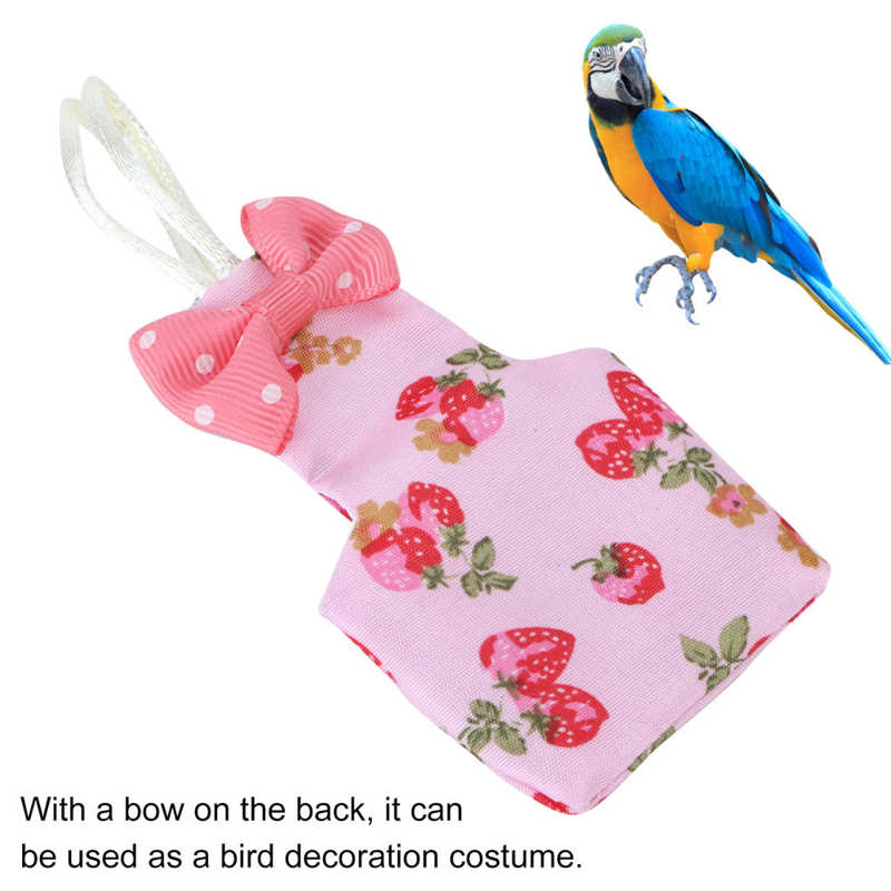 Combinaison de vol pour oiseaux, sous-vêtement imperméable avec nœud décoratif pour Cockatiel pour perroquet