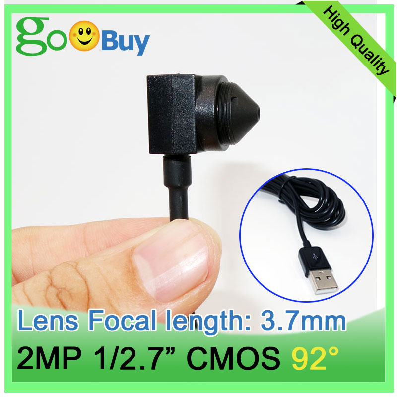 1080P FHD USB pinhole camera with 2.1mm 2.8mm 3.7mm 5mm 6mm 7mm EFL wide angle lens cone 1/2.7" CMOS live video OTG camera: WHITE