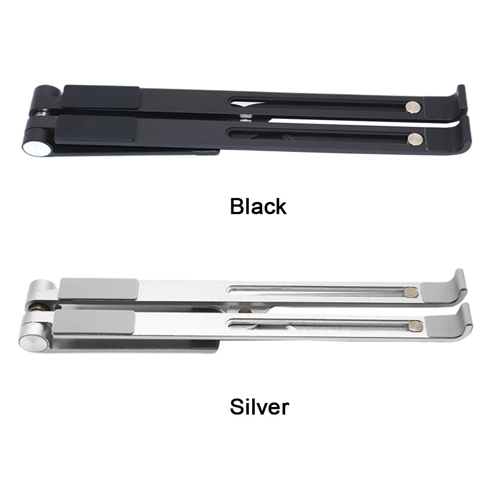 Non Slip Ventilated Home Office Heat Dissipation Notebook Laptop Stand Foldable Cooling Adjustable Height Rising Travel Portable