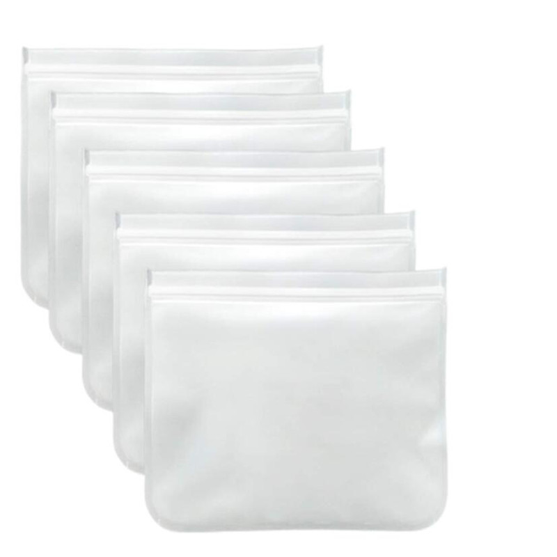 3 Pcs Reusable Silicone Food Bags Resealable Leak Proof Storage Container Reusable Ziplock Bag Bolsas De Plastico Food Storage