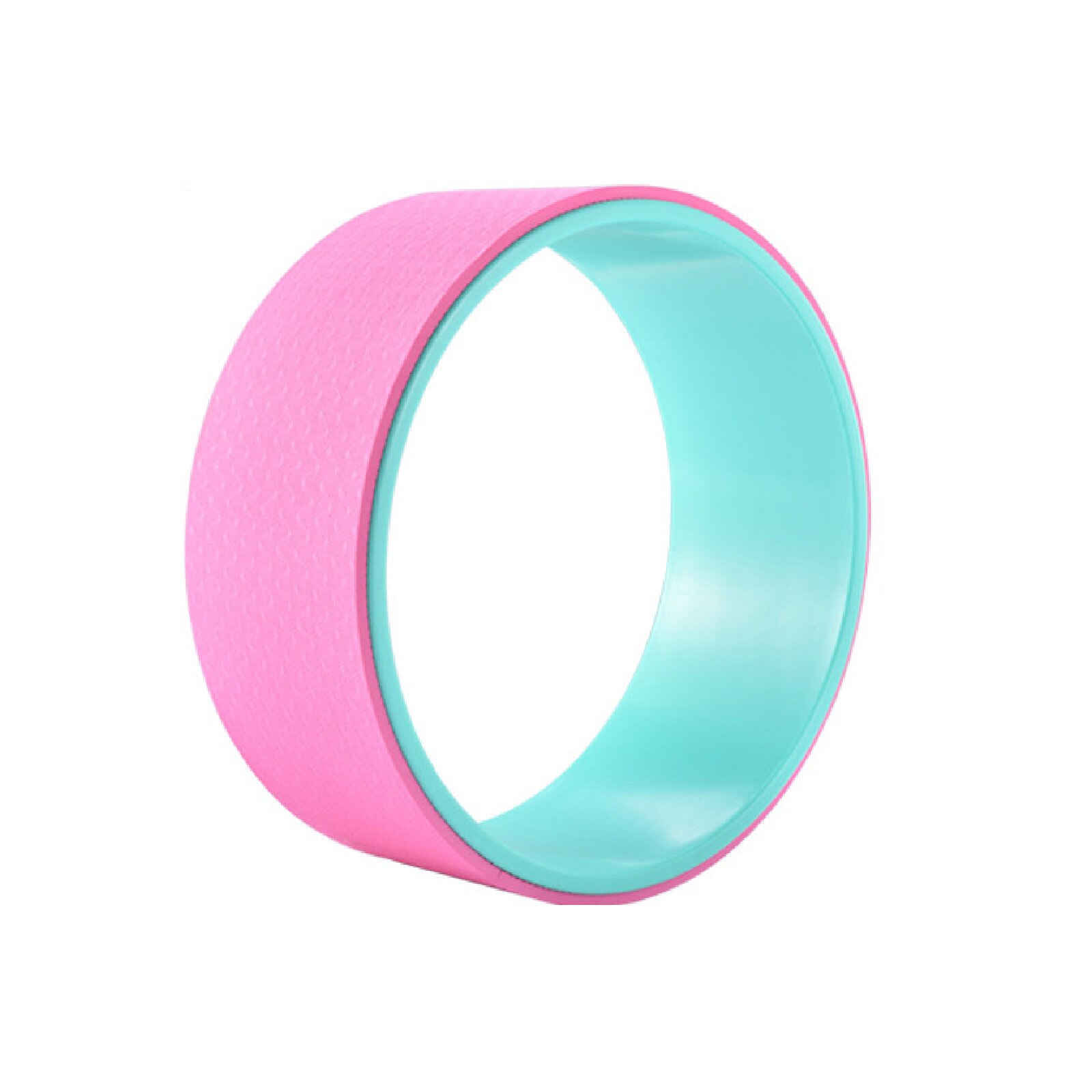 Yoga Wheel 13 inch Yoga Wheel for Back Pain Comfortable Dharma Yoga Prop Wheel Pilates Circle: Pink