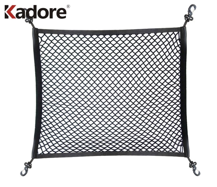 For Toyota RAV4 RAV 4 Car Trunk Luggage Storage Cargo Organizer Nylon Stretchable Elastic Mesh Net Accessories