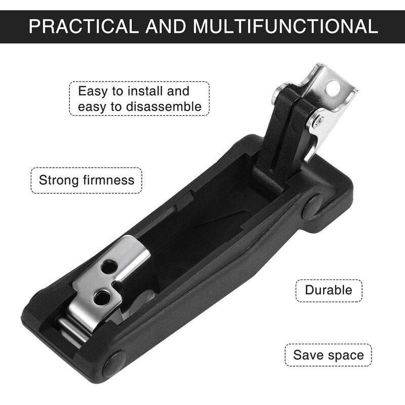 -4X Flexible Soft Black Rubber Draw Latch for Cooler, Boat Compartment,Cargo Box for Polaris Sportsman 7081927