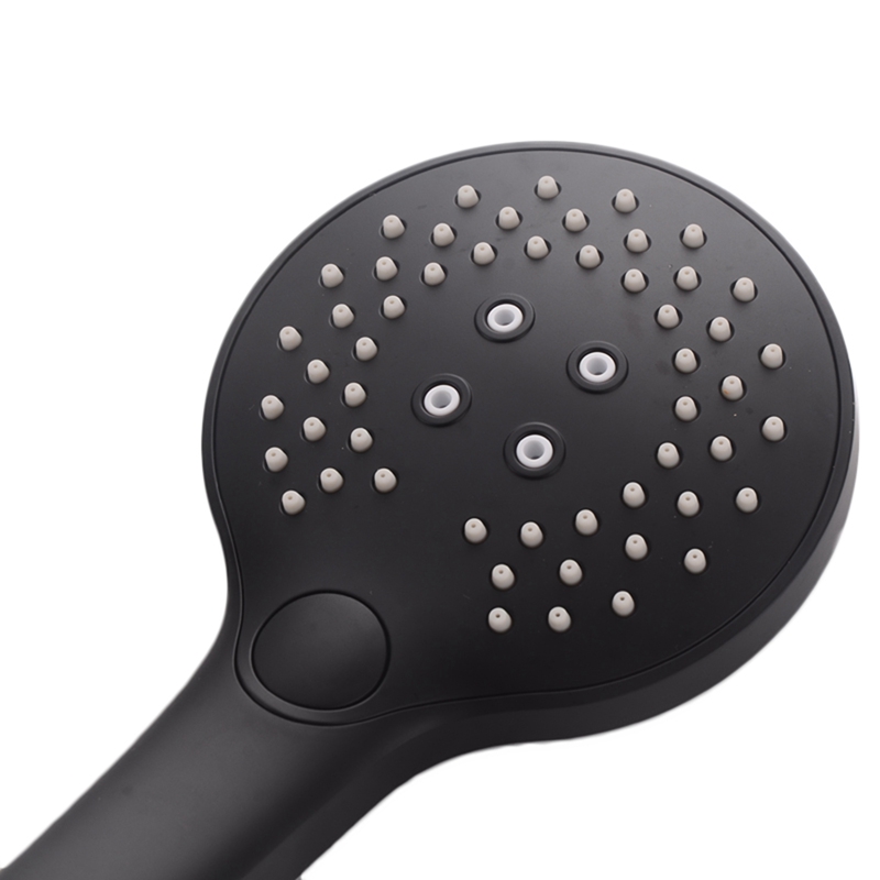 Push Button Hand Shower Head 3-Function Hand Held Showerhead Handheld Showering Wand Shower System Replacement Part Polished C