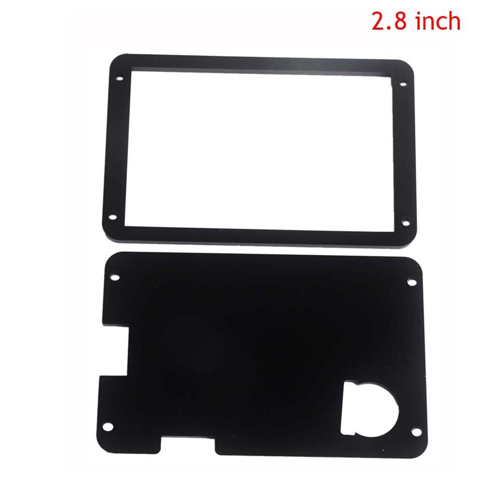 Acryl Zwart Case Voor Nextion Verbeterde Display Module 2.4/2.8/3.2/3.5/4.3/5.0/ 7.0 Inch Acryl Nextion Case: for 2.8inch