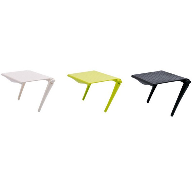 Multi-Functional Rack Plastic Storage Rack Computer Lcd Monitor Rack Screen Storage Stand Black