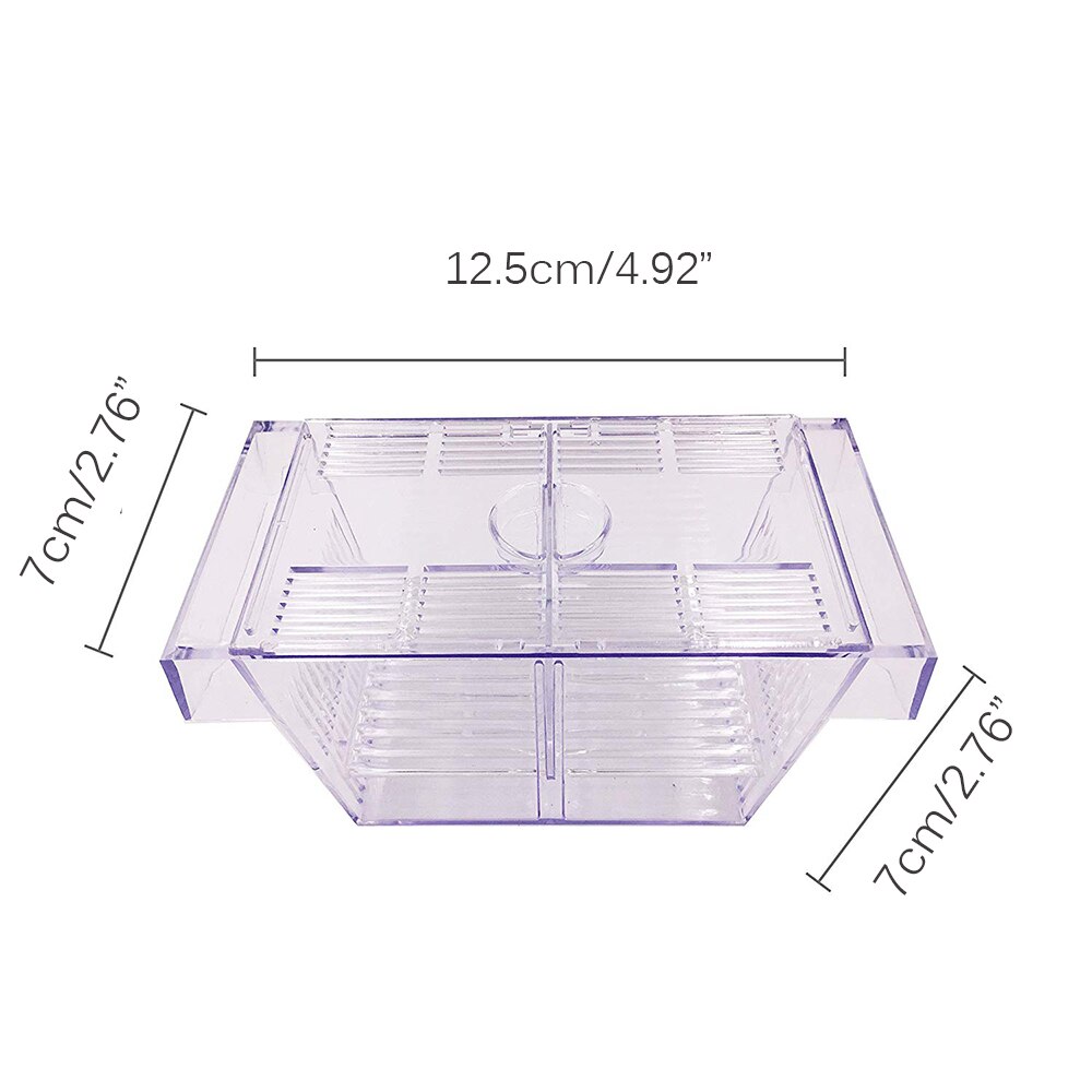 Acrylic Fish Tank Breeding Isolation Box Aquarium Hatchery Incubator Fishing Breeder Box Holder Aquarium Accessories