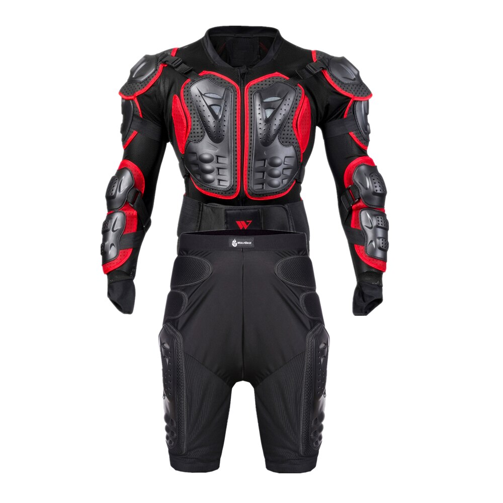 WOSAWE moto cross kleding combinaties moto borst Terug ondersteuning kleding Armor hip Protector jassen mannen moto cross Kleding