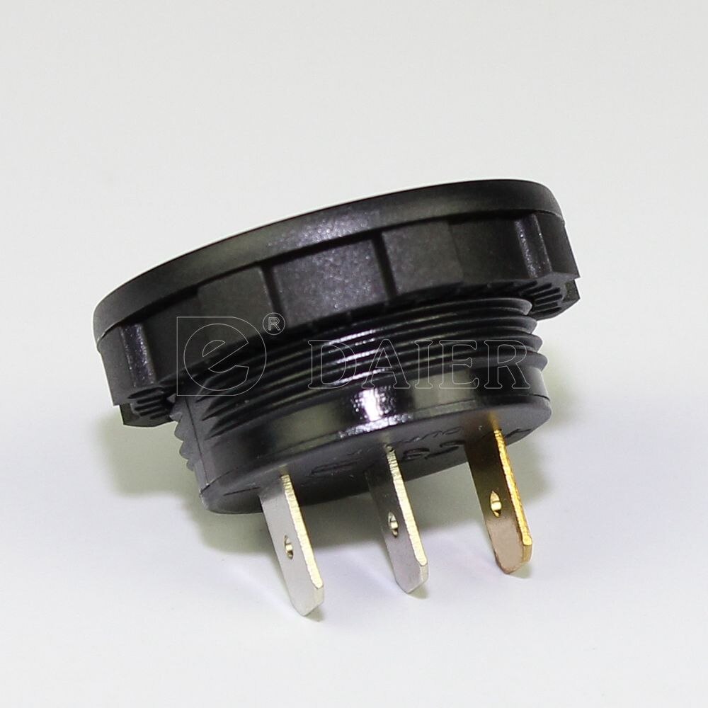 1 stk rødt volt-amperemeter og standard mutterdisplay 5-48v/0-10a 16a 12v digital elektronisk digital kort kropp