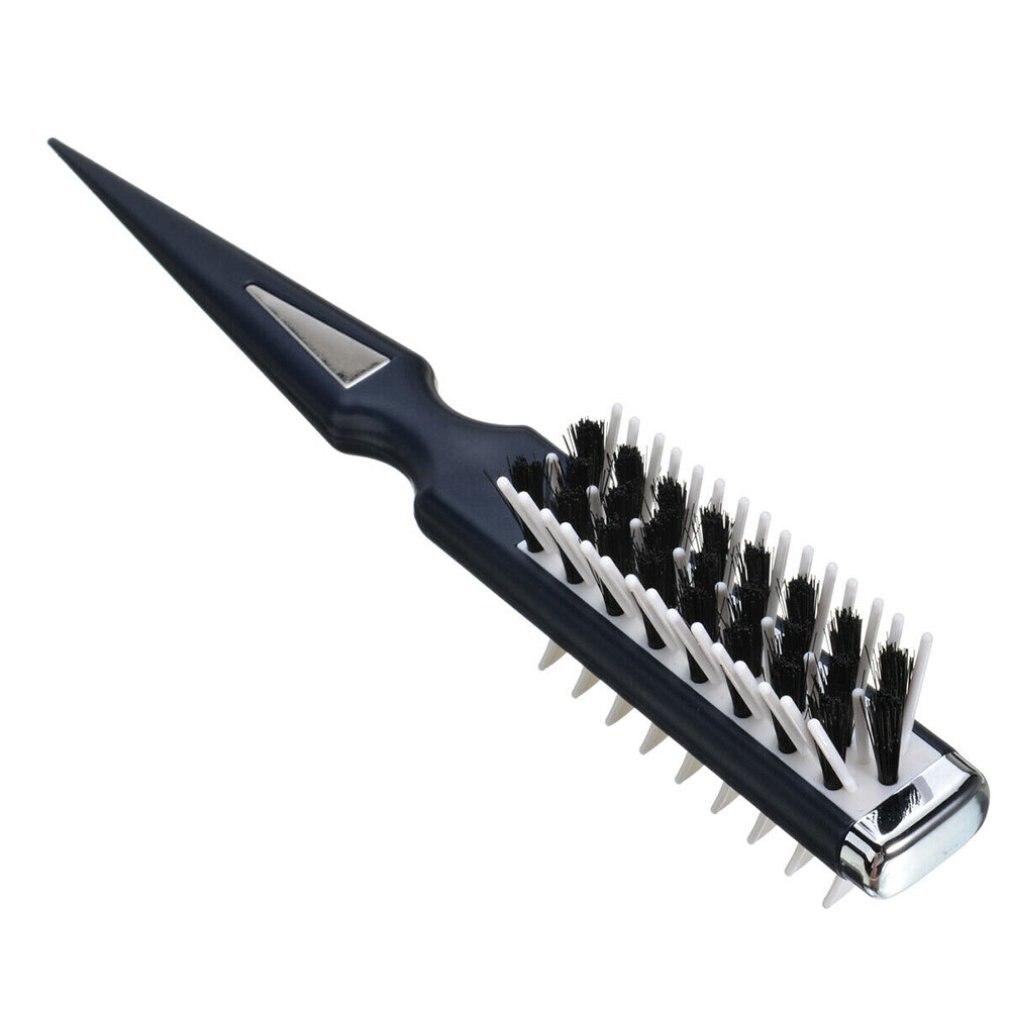 1 Type Straight Twill Hair Comb Natural Boar Bristle Rolling Brush Round Barrel Blowing Curling DIY Hairdressing Styling Tool