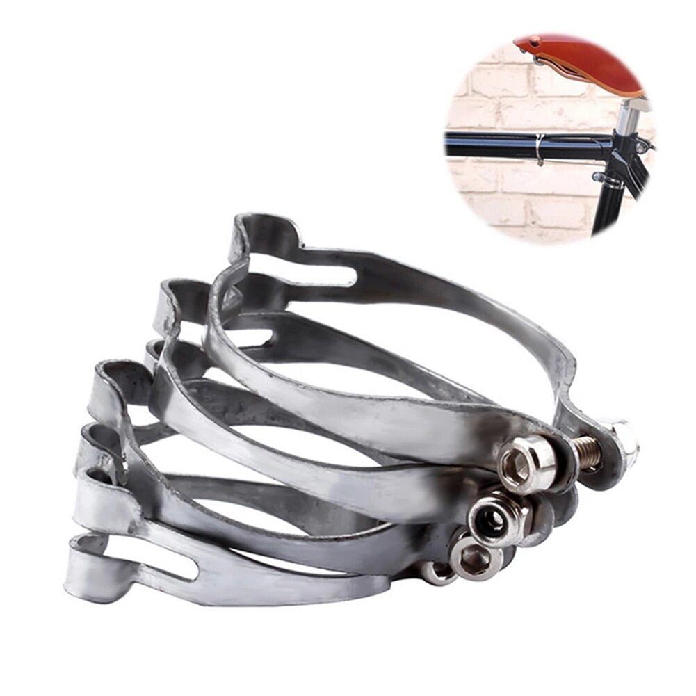 Clip Klemmen Staal Bike Gids Organizer Cable Clamp Brake Shifter Buis Clamp-On Vintage Fiets Onderdelen Voor Remkabel behuizing