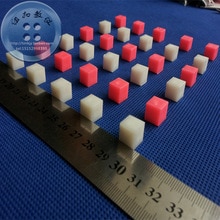 2 kleuren 30 stks Cm blokjes kleine solid plastic side lengte 1 cm Primaire Wiskunde Leren Gereedschap met meten fles