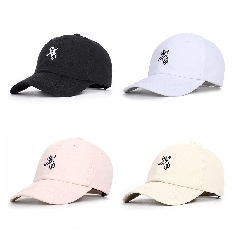 Spaceman Baseball Cap unisex embroidery Astronauts hat Dad caps Adjustable Cotton Snapback Hats 4 colors available